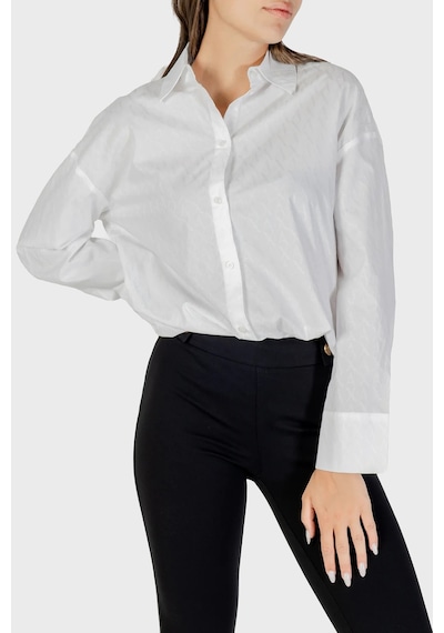 Armani Exchange Bayan Gömlek Xw001424 Af16631 U0002 Beyaz Beyaz