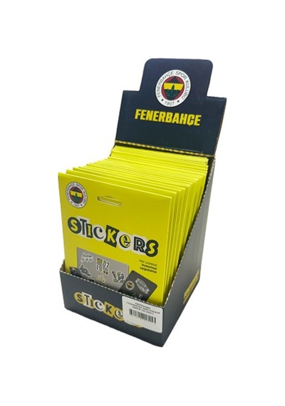 Fenerbahçe Sarı Sticker Paketi 25 Adet Çok Renkli