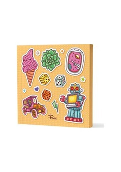 Prestij Prj-010 13x13 Simli Defter 48'li Çeşitli Renk Ve Desen