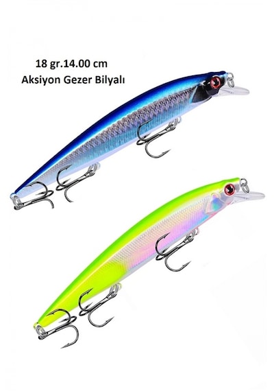 Rapala Lures Yapay Yem 2li Set 14cm 18 Gr Karışık Renkli