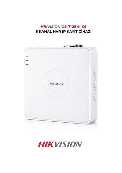 Ds-7108nı-q1 8 Kanal Ip Kamera Kayıt Cihazı 60mbps Nvr