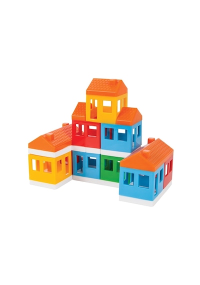 Pilsan Mini Kent 40 Parça Eğitici ve Zeka Geliştirici Oyun Evi