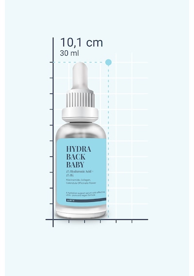 She Vec Hydra Back Baby Hyaluronik Asit Yoğun Nemlendirici ve Dolgunlaştırıcı Serum 30 ML