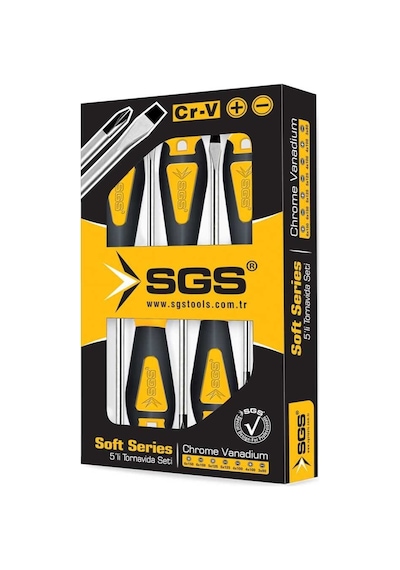 5 Li Tornavida Seti Soft Serıes Sgs-1645