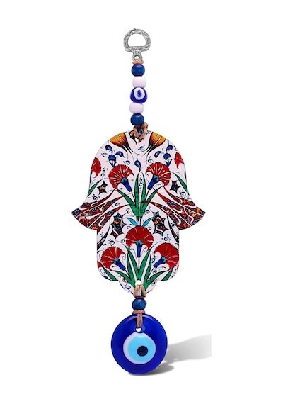 İlyasoğlu Hamsa Lazer Kesim Tahta Renkli Desenli Duvar Süsü Cam Nazarlık Sallantılı Tahta Model 2 26x10cm İlyasoğlu Hamsa Lazer Kesim Tahta Renkli Desenli Duvar Süsü Cam Nazarlık Sallantılı Tahta Model 2 26x10cm