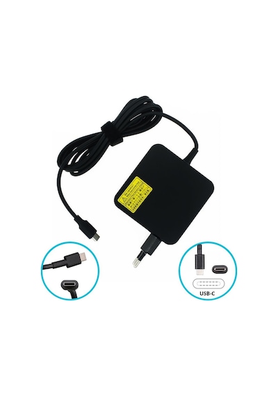 Lenovo Ideapad Flex 5 82r700jetx Uyumlu Adaptör Şarj Usb Type-c 65w