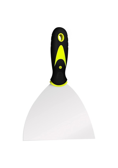 Fiber Saplı Spatula 125 Mm Dayanıklı Metal Uçlu Kazıma Ve Yüzey Düzeltme Spatulası, Ergonomik Sap, Boya Sıva Macun Ve Tamir İşleri İçin