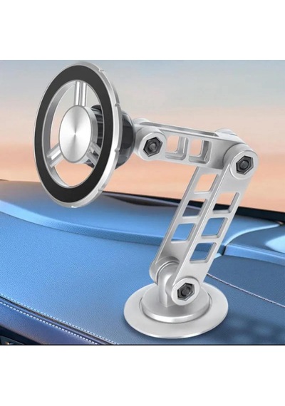 Metal Araç İçi Telefon Tutucu Ayarlanabilir 360 Dönen Evrensel Manyetik Telefon Tutucu