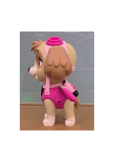 Skye Paw Patrol Figür 20 Cm-3d Baskı-kolleksiyonluk Biblo