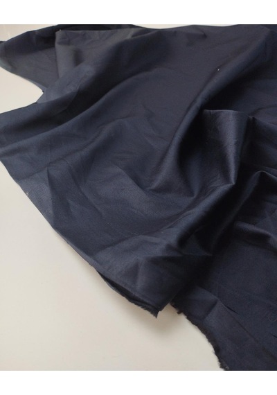 Lacivert Renkte Pamuk Saten Kumaş En 140 Cm X Boy 210 Cm -10329 Lacivert
