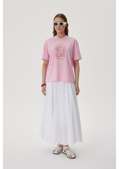 Buly Vılla Escape Baskılı T Shırt Soft Pembe