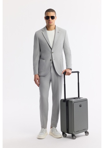 Avva Erkek Gri Mono Yaka Viskon Karışımlı Hafif Bi-stretch Blazer Comfort Slim Fit Ceket A51y4001 Avva Erkek Gri Mono Yaka Viskon Karışımlı Hafif Bi-stretch Blazer Comfort Slim Fit Ceket A51y4001