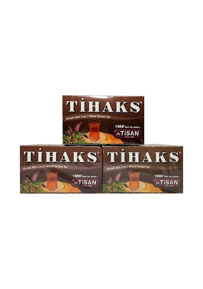Tihaks Karışık Bitki Çayı 20 Süzen Poşet 3 Adet Tilaks 3 Paket Tilax
