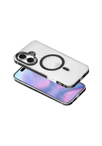 Apple Uyumlu iPhone 17 Hbc-394 Himalayas Magsafe Kapak - Siyah