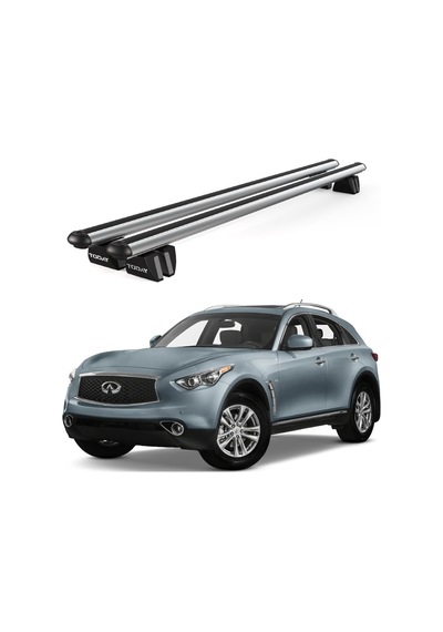 Pençe Infiniti Qx70 2014 Ve Sonrası Uyumlu Gri Ara Atkı Port Bagaj Tavan Barı