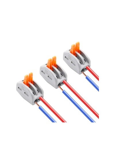 20 Adet Pct-212 Awg 28-12 2li Hızlı Kablo Birleştirici