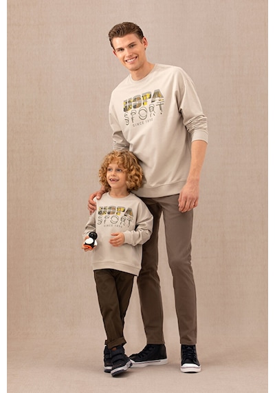 U.S. Polo Assn. Erkek Sweatshirt 50270739-vr011 Beyaz