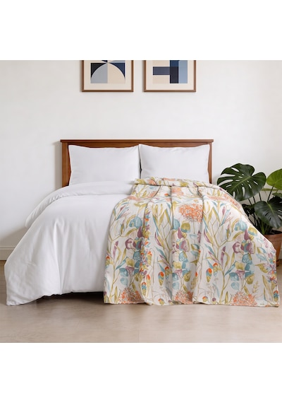 Aryıldız Home Agatha Tek Kişilik %100 Pamuk Pike 150x220 Cm Renkli