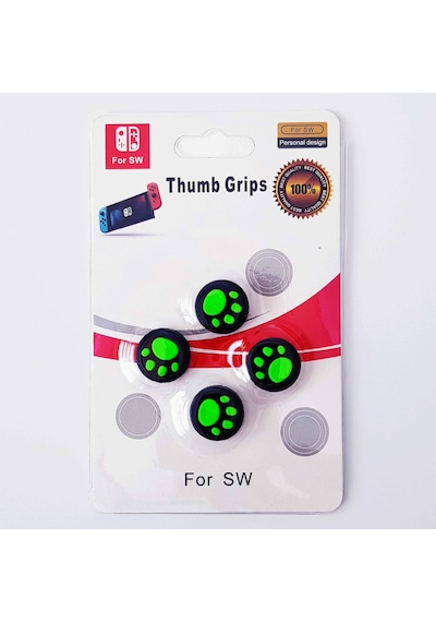Playstation 4 Analog Koruyucu Silikon Kılıf Ps4 Analog Cap Grips Ps4 Aksesuar Green