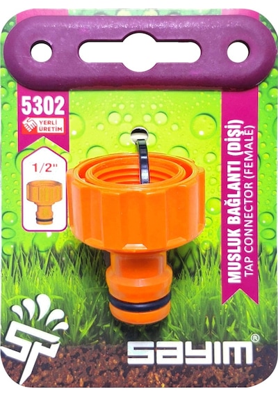 Hortum Jak Rekoru Otomatik Musluk Bağlantısı Dişi 1/2"