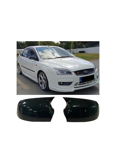 Ford Focus 2 Batman Yarasa Ayna Kapağı Parlak Siyah Abs 2004 2005 2006 2007 2008