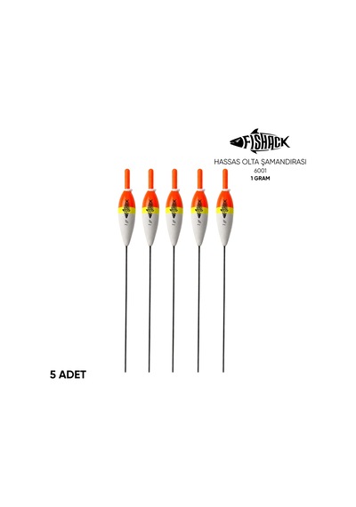 Hassas Olta Şamandırası - Fishack - 6001 - 5 Adet - 1 Gr