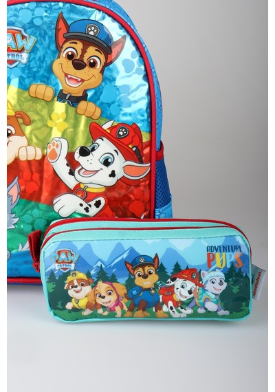 X Dekomus Lisanslı Paw Patrol Pawsome Squad 35 Cm Küçük Boy Anaokul Çantası Ve Kalem Çantası Seti Altın