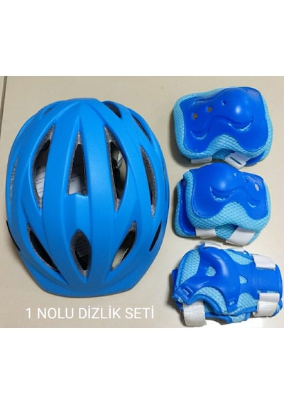 Erkek Çocuk Kask Ve Dizlik-Dirseklik Seti Belgeli (426807574)