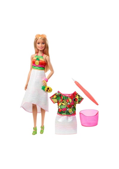 Barbie Crayola Mevyeli Tasarım Bebeği Gbk18