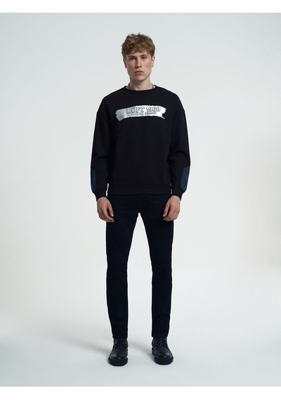LOFT Oversize Erkek Sweatshirt Lf2034908 Q1.v1 Siyah