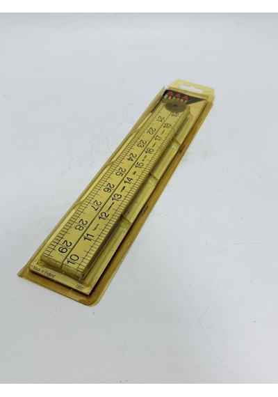 Chesterman Rabone Antika Katlanabilir Plastik Metre 35 İnç 008 0.02 M