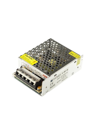 12V- 10 AMPER IP 20 KALIN KASA METAL TRAFO