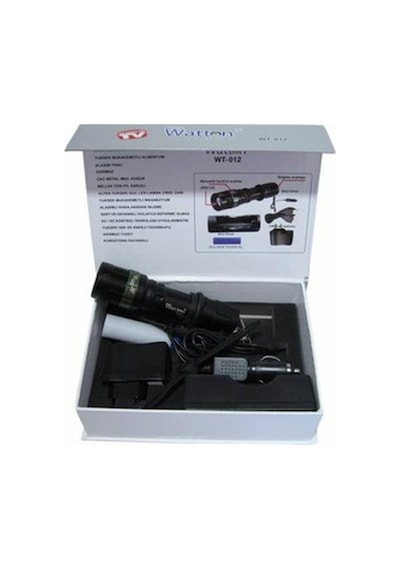 Watton Wt-012 Şarjlı El Feneri Çok Renkli