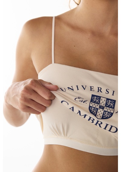 Penti Ekru Crop Atlet Ekru