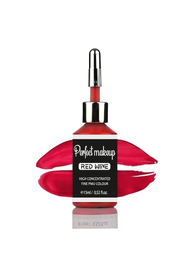 Kalıcı Makyaj Boyası - Red Wine Kırmızı Şarap 15ml Diğer