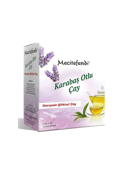 Mecitefendi Karabaş Otlu Bitkisel Süzen Poşet Çay 40 x 1.5 G