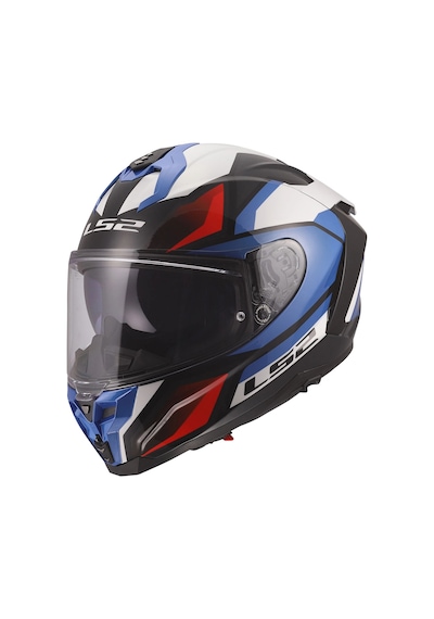 Ls2 Challenger 2 Vıper Beyaz-mavi-kırmızı Kask Beyaz