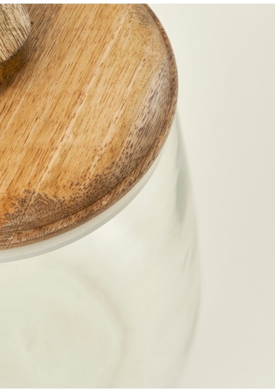 Bella Maison Molena Mango Kapaklı Kavanoz Naturel 1600 Ml Naturel