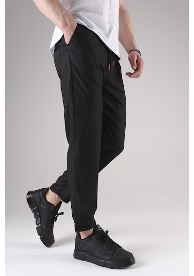 Oksit Joy Erkek Beli Lastikli Duble Paça Erkek Jogger Pantolon