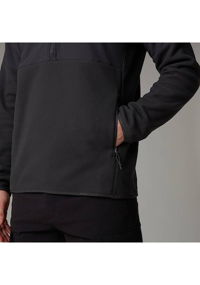 The North Face Glacier Heavyweight Erkek Gri Dik Yaka Sweatshirt Gri