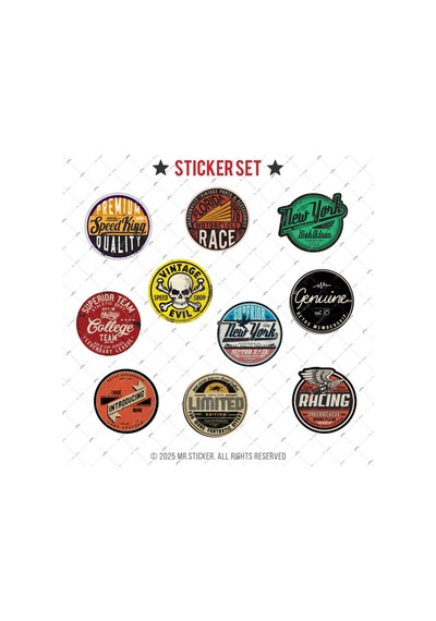 Bdls11 Küçük Boy 10lu Sticker Seti