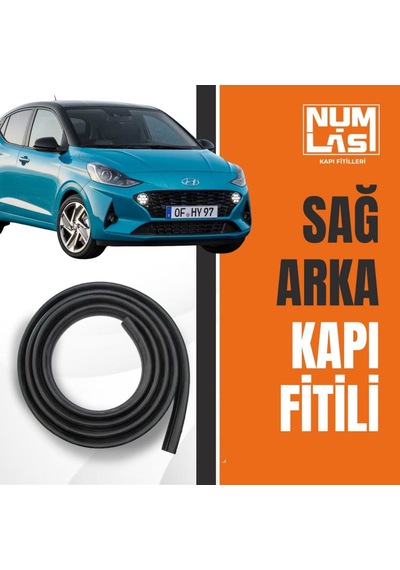 Hyundai İ10 2020-2025 Sağ Arka Kapı Fitili-a Kalite-numlas-nm6134