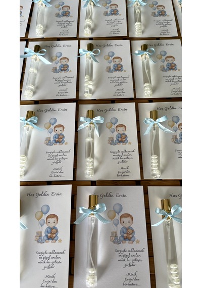 Kişiye Özel - İsme Özel Hoş Geldin Bebek Ve Bebek Mevlüdü Hediyeliği - Sünnet 11CM