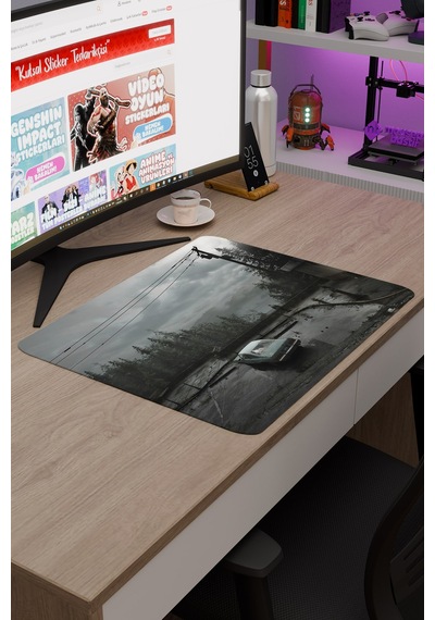 Silent Hill Kaymaz Dikişli Kauçuk Oyuncu Mousepad V5 - 48x40 Xl Gaming Mouse Pad Fare Altlığı