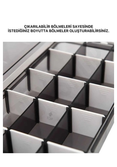 15 Bölmeli Ayarlanabilir Takı Organizer İlaç Boncuk Küpe Kolye Yü