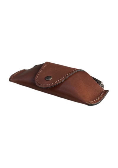 Lnleather Gerçek Deri Gözlük Kılıfı Kızıl Kahve Rengi 95837468