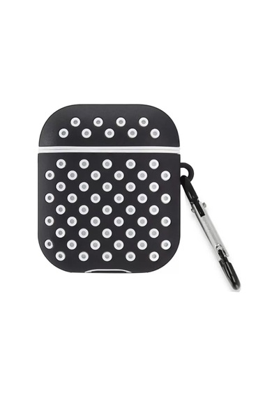 Airpods Uyumlu 2 2.nesil Spor Delikli Kılıf - Siyah-beyaz