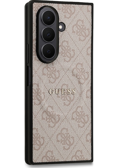 Galaxy Z Fold 7 Uyumlu Kılıf Guess Lisanslı M-safe Özellikli 4g Desen Yazı Logolu Kapak Pembe