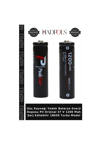Güç Kaynağı Yedek Batarya Enerji Deposu Pil Orijinal 37 V 1200 Mah Şarj Edilebilir 18650 Turbo Model