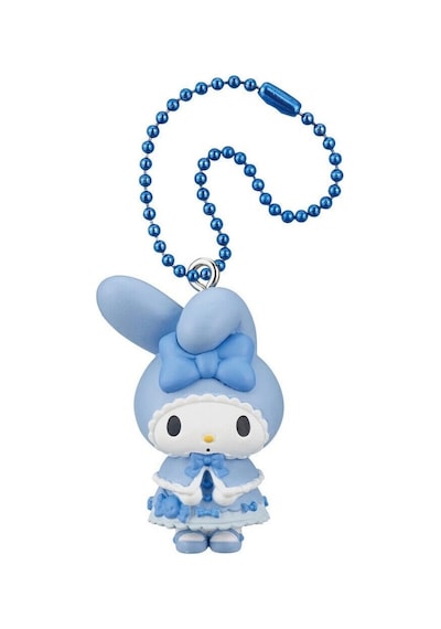 Twinchees My Melody Ve Kuromi Mavi Şirin Elbiseli Anahtarlık Figür Serisi